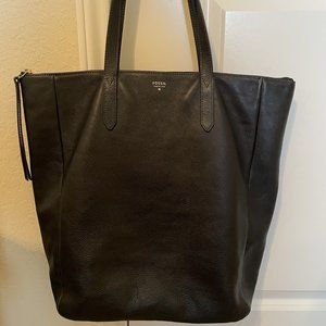 Black Fossil Sydney Work Tote